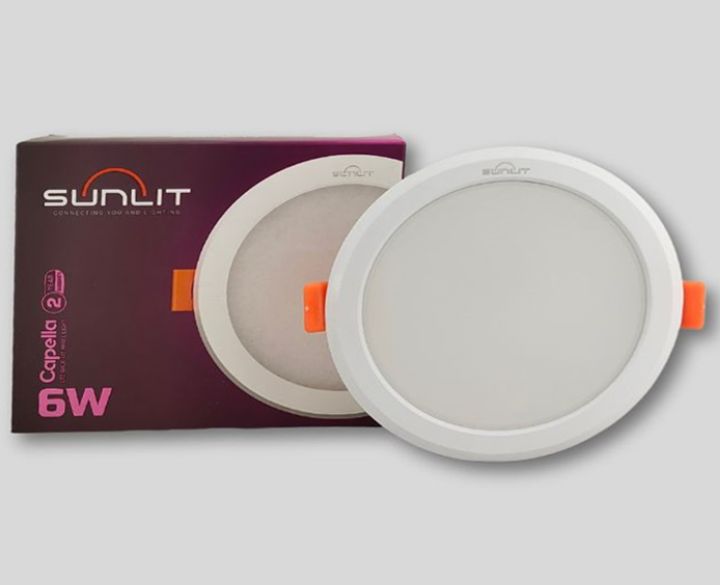 LED 6Watts Round Panel White Body